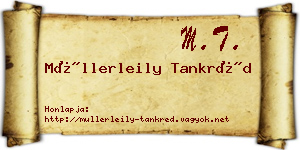 Müllerleily Tankréd névjegykártya